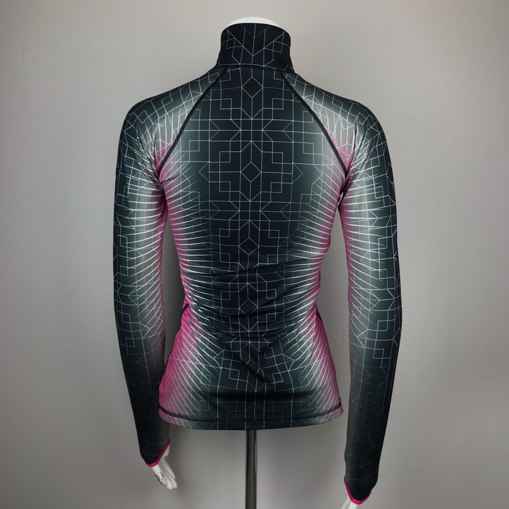 Nike Pro Printed Hyperwarm Half Zip Pullover S - image 4